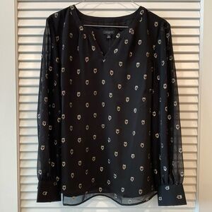 NWT Talbots Black Long Sleeve Size LP